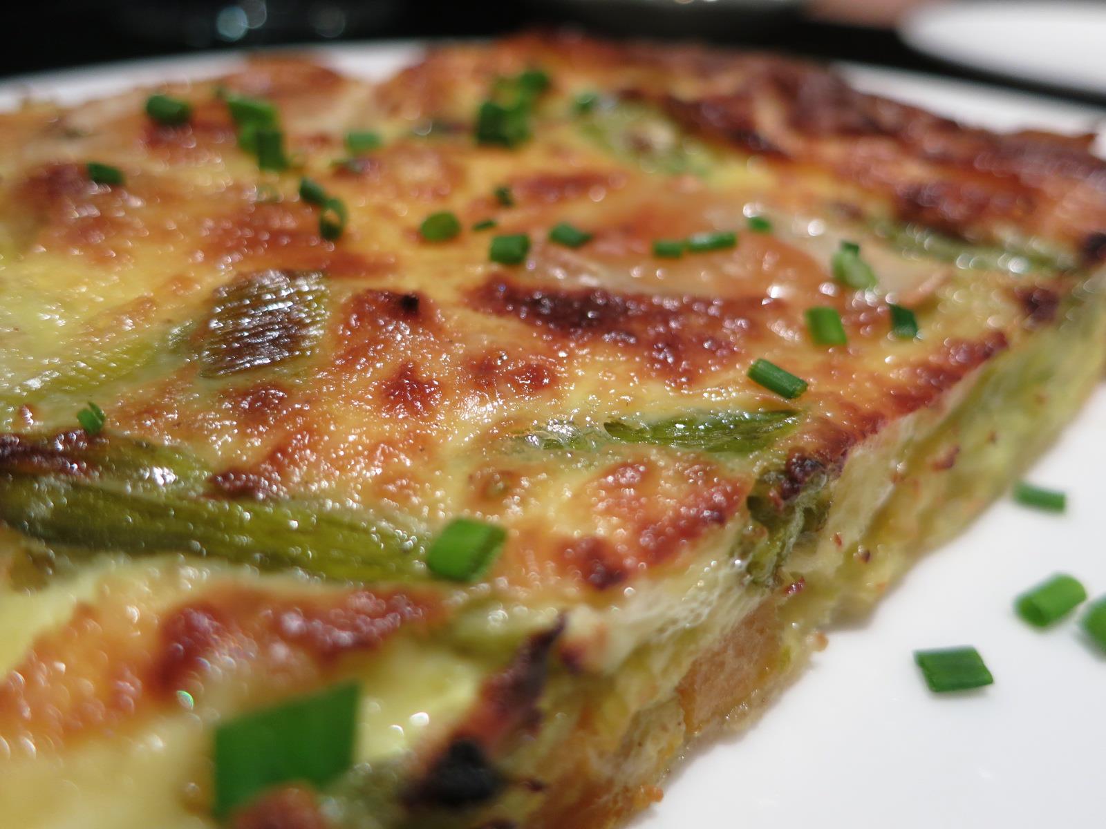 Onion, Sweet Potato & Chives Quiche