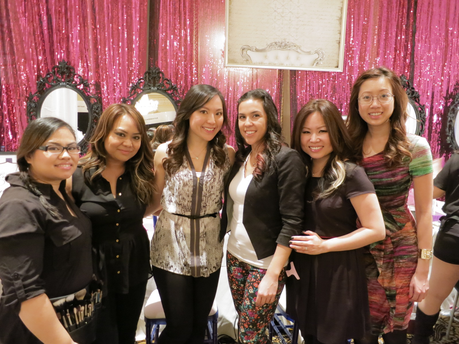 J'Adore Beauty Bar Team (From Left to Right) Donna Maria, Laura, Me, Andrea, Kyana, & Monica