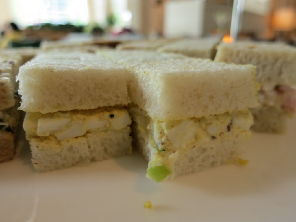 Egg Mayonnaise with Fresh Herbs on Country White Bread