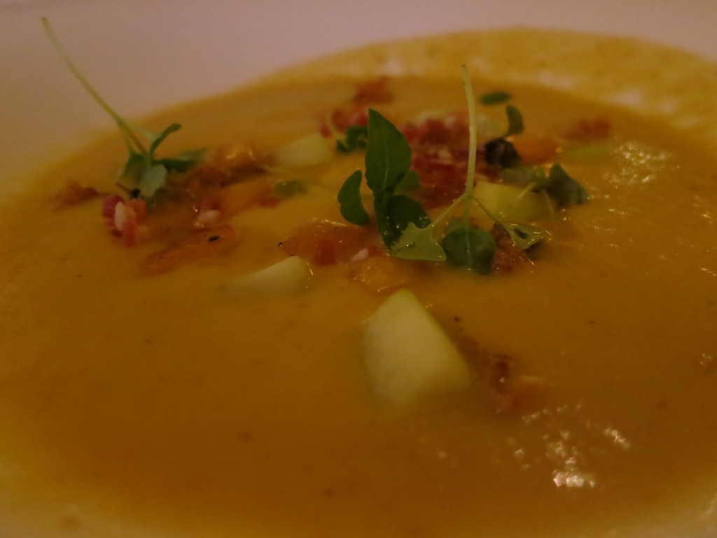 Summerlicious 2012 Peach Gazpacho