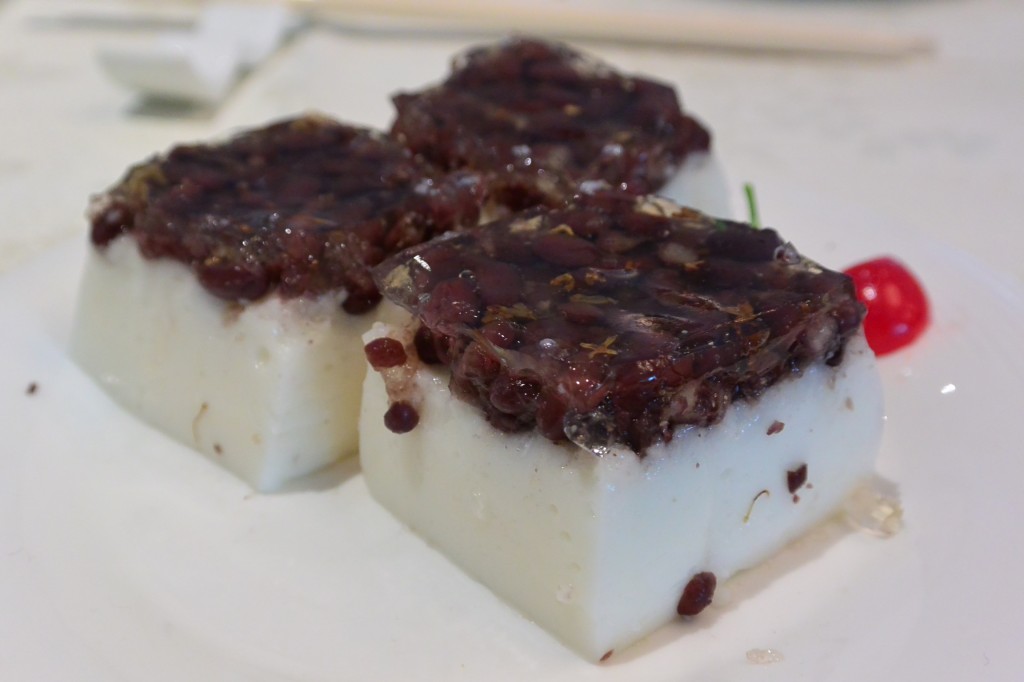 Condensed Milk Red Bean Cake